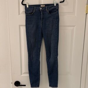 L'AGENCE Dark Blue Women's Skinny Jeans